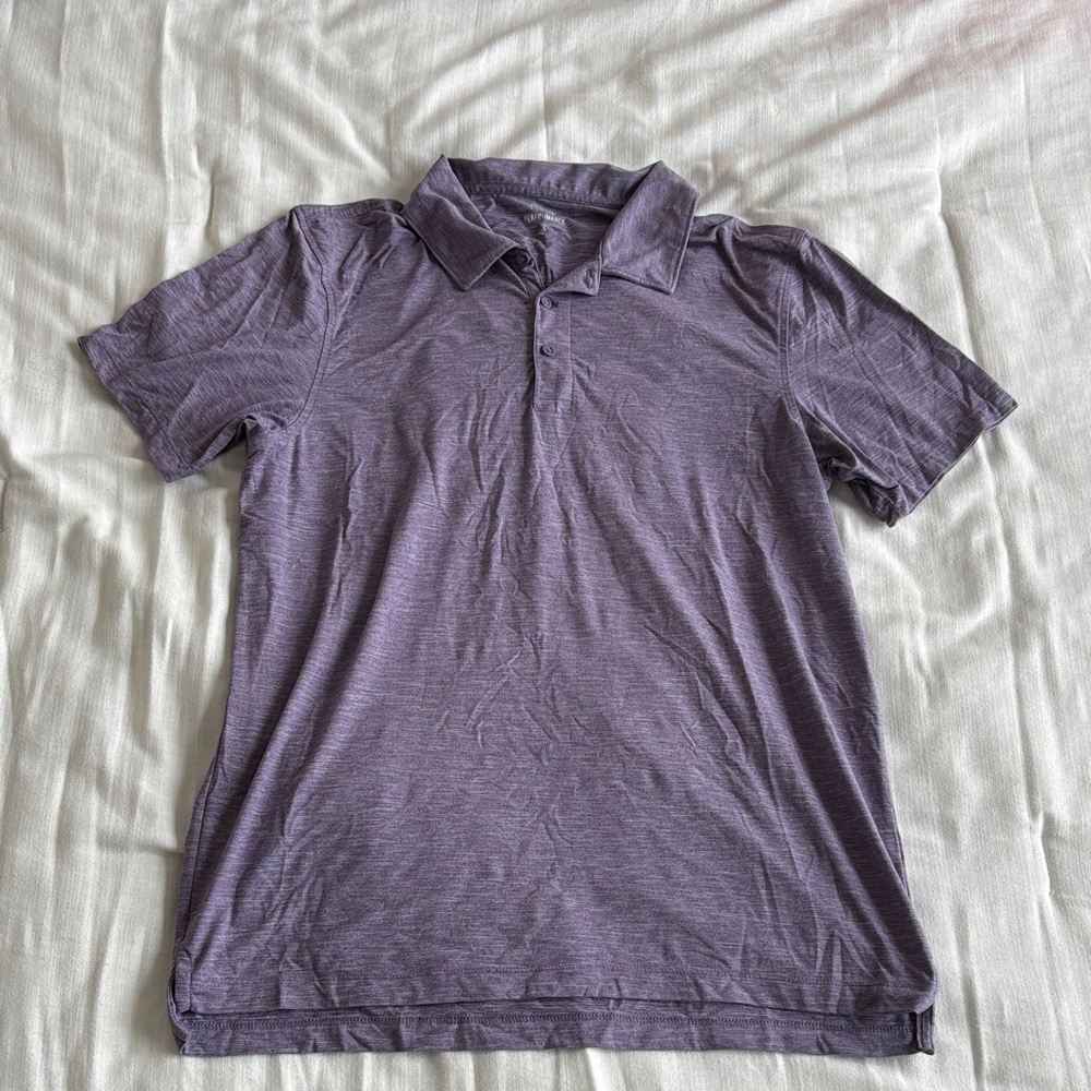 J Crew Men’s Performance Purple Polo